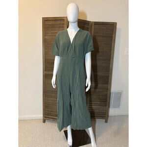 Green Plus-Size Jumpsuit